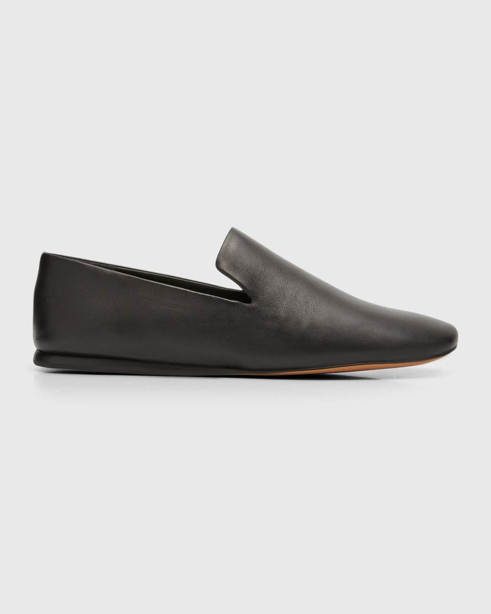 Demi Leather Flat Loafers